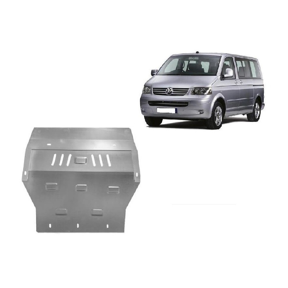 Acier galvanisé protection sous moteur et de la boîte de vitesse Volkswagen Transporter T5 Caravelle