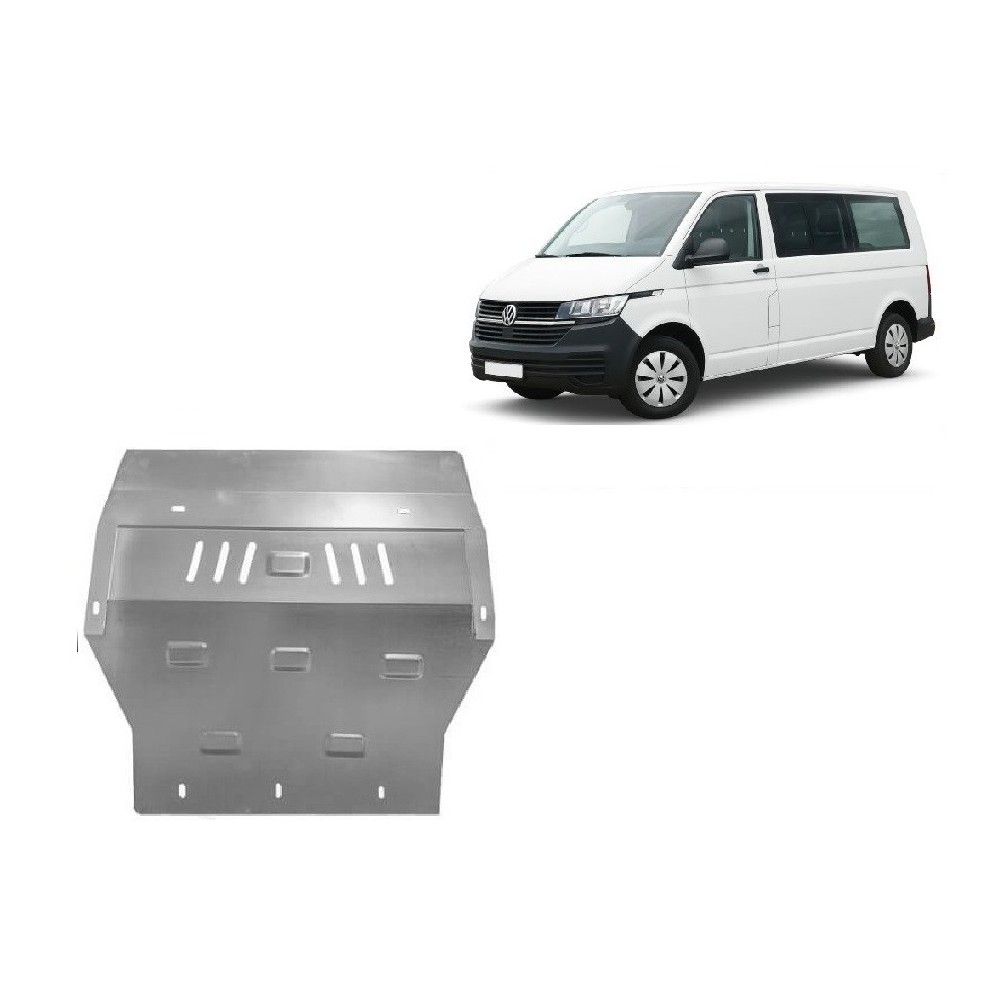 Acier galvanisé protection sous moteur et de la boîte de vitesse Volkswagen Transporter T6.1 Caravelle