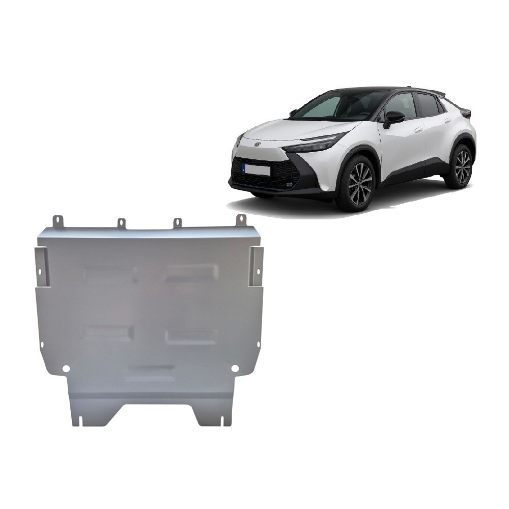 Protection sous moteur et de la boîte de vitesse Toyota C-HR- Aluminium
