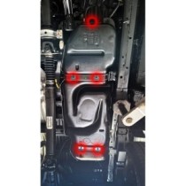 Protection de réservoir Toyota Hilux Invincible- Aluminium