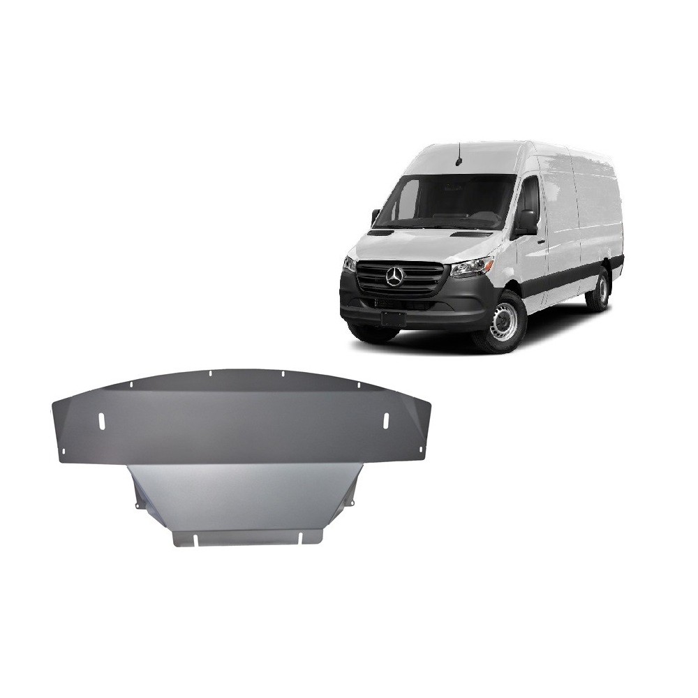 Protection sous moteur et de la boîte de vitesse Mercedes Sprinter 907 4x4-Aluminium