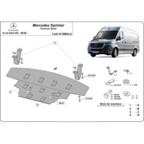Protection sous moteur Mercedes Sprinter - RWD- Aluminium