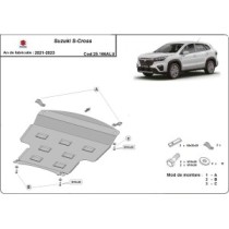 Protection sous moteur et de la boîte de vitesse Suzuki S-Cross