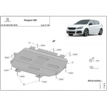 Protection sous moteur et de la boîte de vitesse Peugeot 308