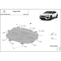 Protection sous moteur et de la boîte de vitesse Peugeot 408