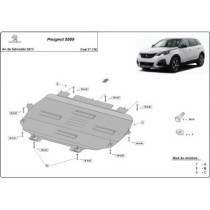 Protection sous moteur et de la boîte de vitesse Peugeot 5008