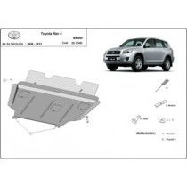 Protection sous moteur et de la boîte de vitesse Toyota RAV 4 Diesel