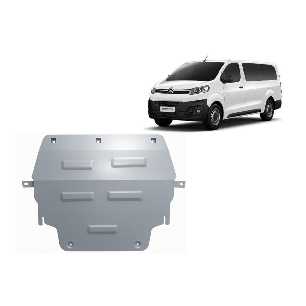 Protection sous moteur et de la boîte de vitesse Citroen Jumpy - Aluminium