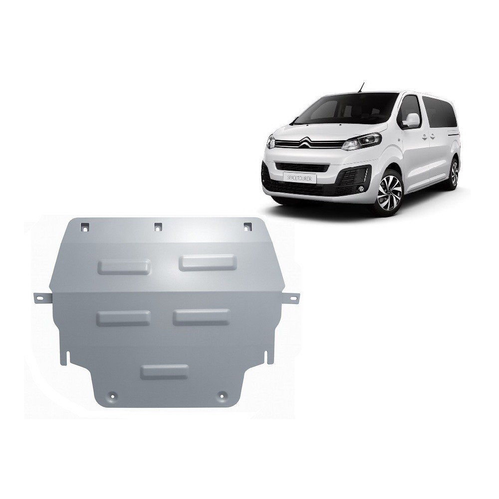 Protection sous moteur et de la boîte de vitesse Citroen Spacetourer - Aluminium
