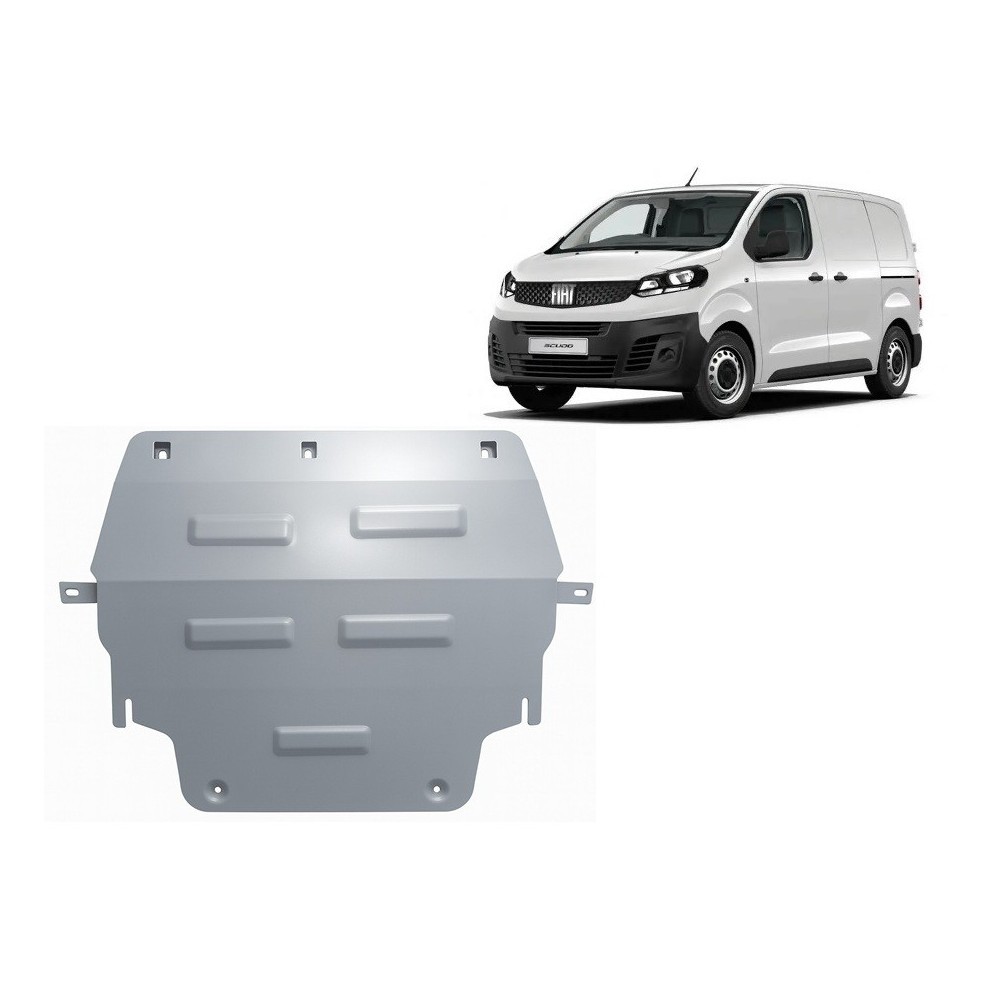 Protection sous moteur et de la boîte de vitesse Fiat Scudo - Aluminium