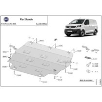 Protection sous moteur et de la boîte de vitesse Fiat Scudo - Aluminium