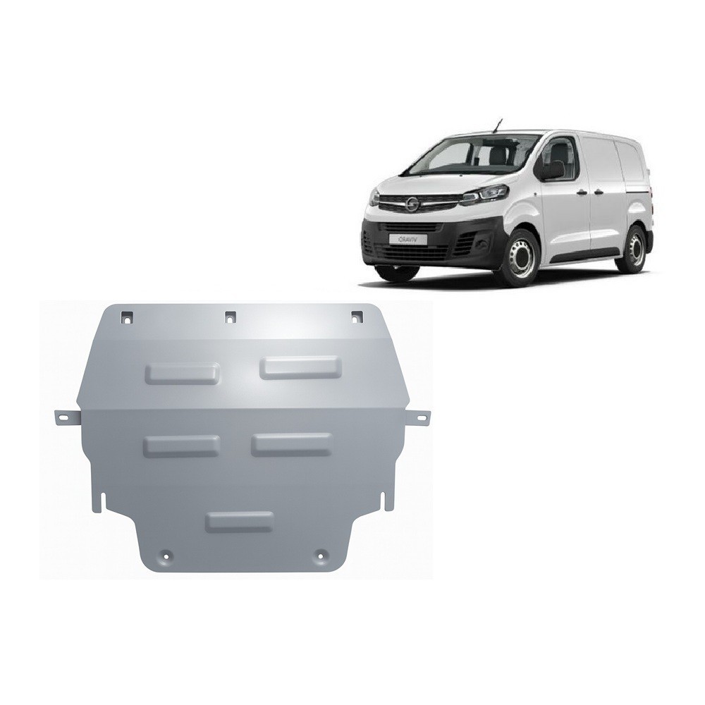 Protection sous moteur et de la boîte de vitesse Opel Vivaro - Aluminium