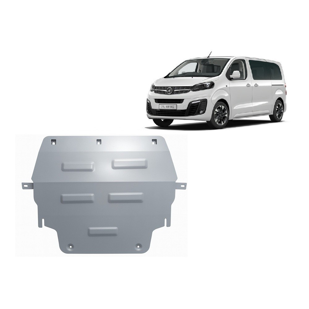 Protection sous moteur et de la boîte de vitesse Opel Zafira Life - Aluminium