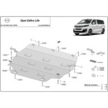 Protection sous moteur et de la boîte de vitesse Opel Zafira Life - Aluminium