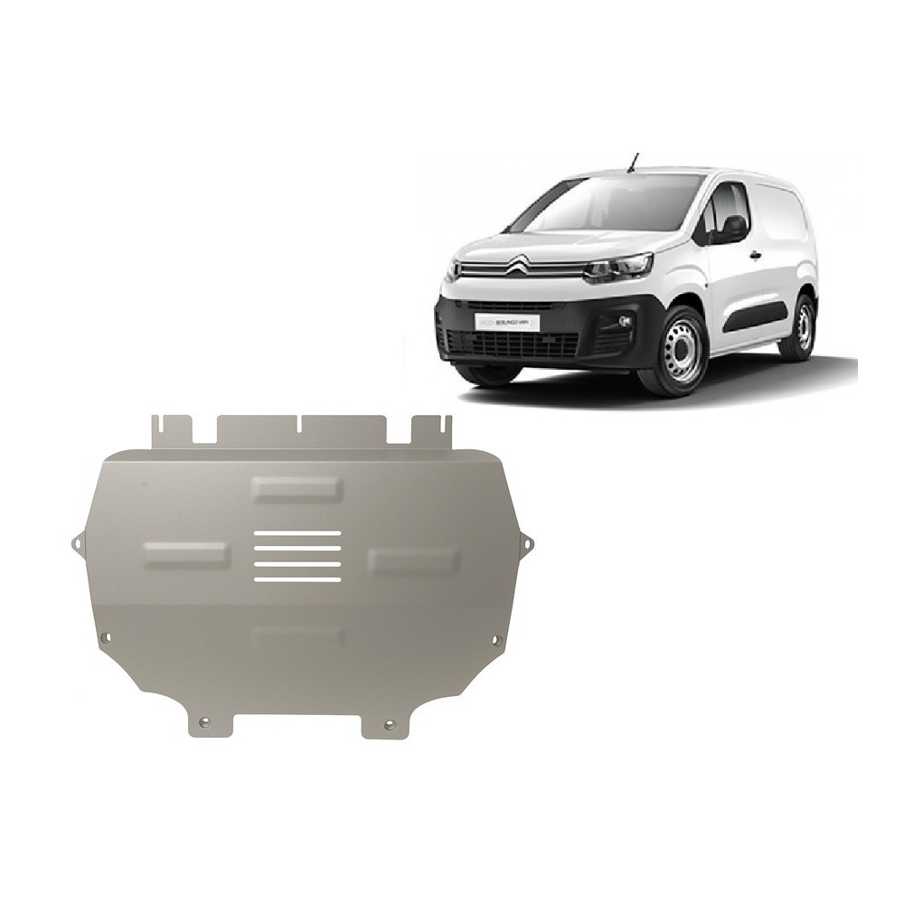 Protection sous moteur et de la boîte de vitesse Citroen Berlingo - Aluminium