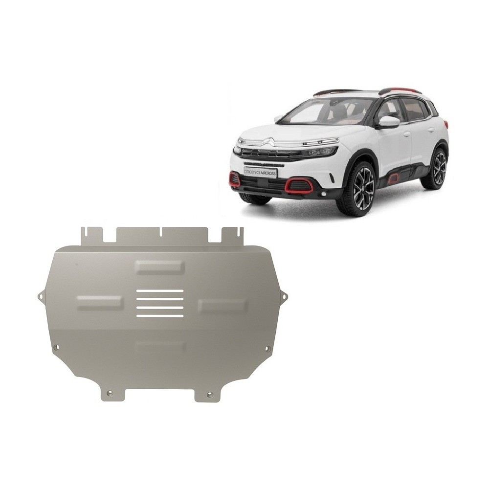 Protection sous moteur et de la boîte de vitesse Citroen C5 Aircross - Aluminium