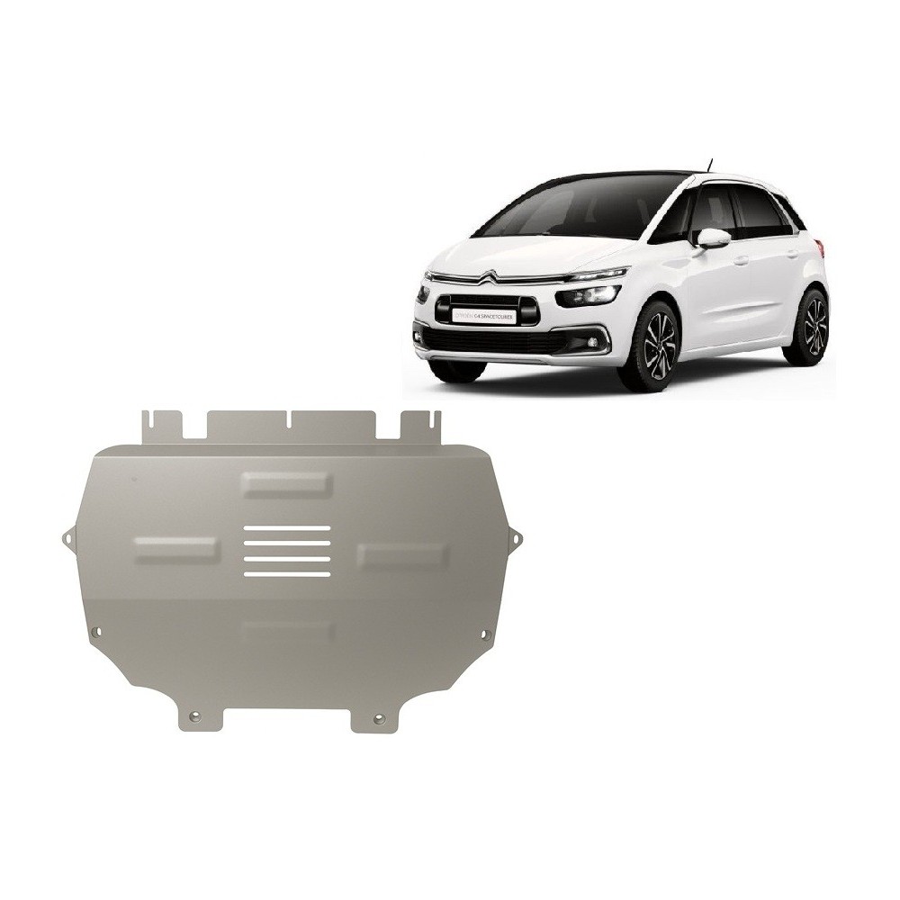 Protection sous moteur et de la boîte de vitesse Citroen Grand C4 SpaceTourer - Aluminium