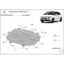 Protection sous moteur et de la boîte de vitesse Citroen Grand C4 SpaceTourer - Aluminium