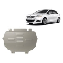 Protection sous moteur et de la boîte de vitesse Citroen C4 - Aluminium