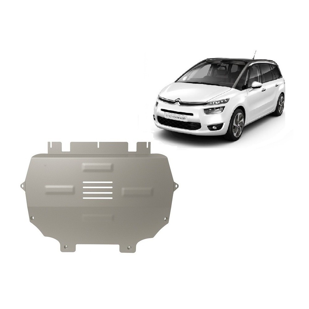 Protection sous moteur et de la boîte de vitesse Citroen C4 Picasso - Aluminium