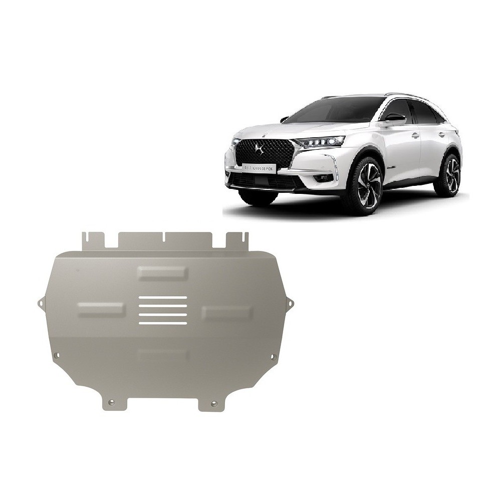 Protection sous moteur et de la boîte de vitesse Citroen DS7 Crossback - Aluminium