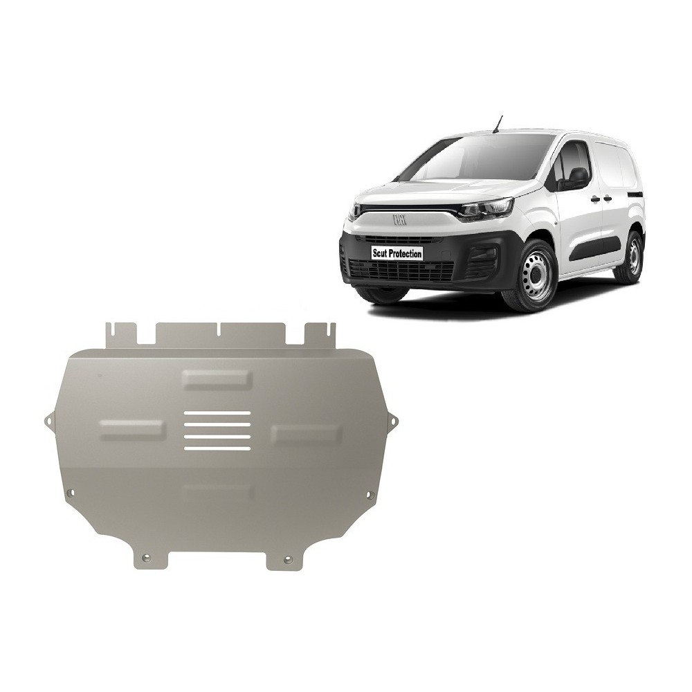Protection sous moteur et de la boîte de vitesse Fiat Doblo - Aluminium