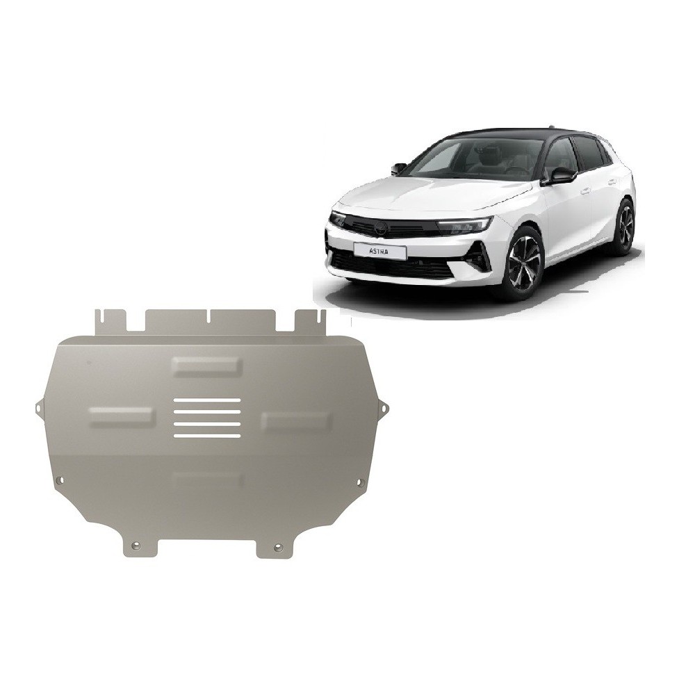 Protection sous moteur et de la boîte de vitesse Opel Astra L - Aluminium