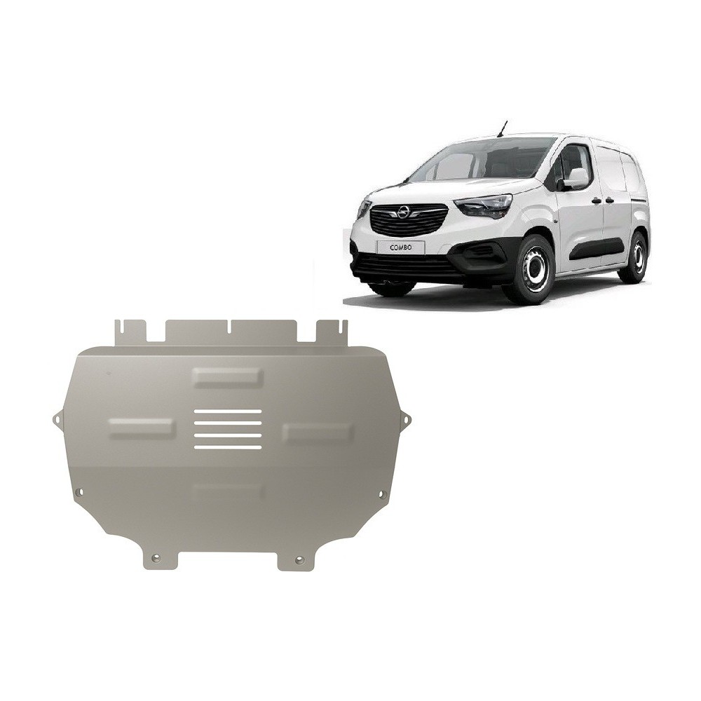 Protection sous moteur et de la boîte de vitesse Opel Combo E - Aluminium