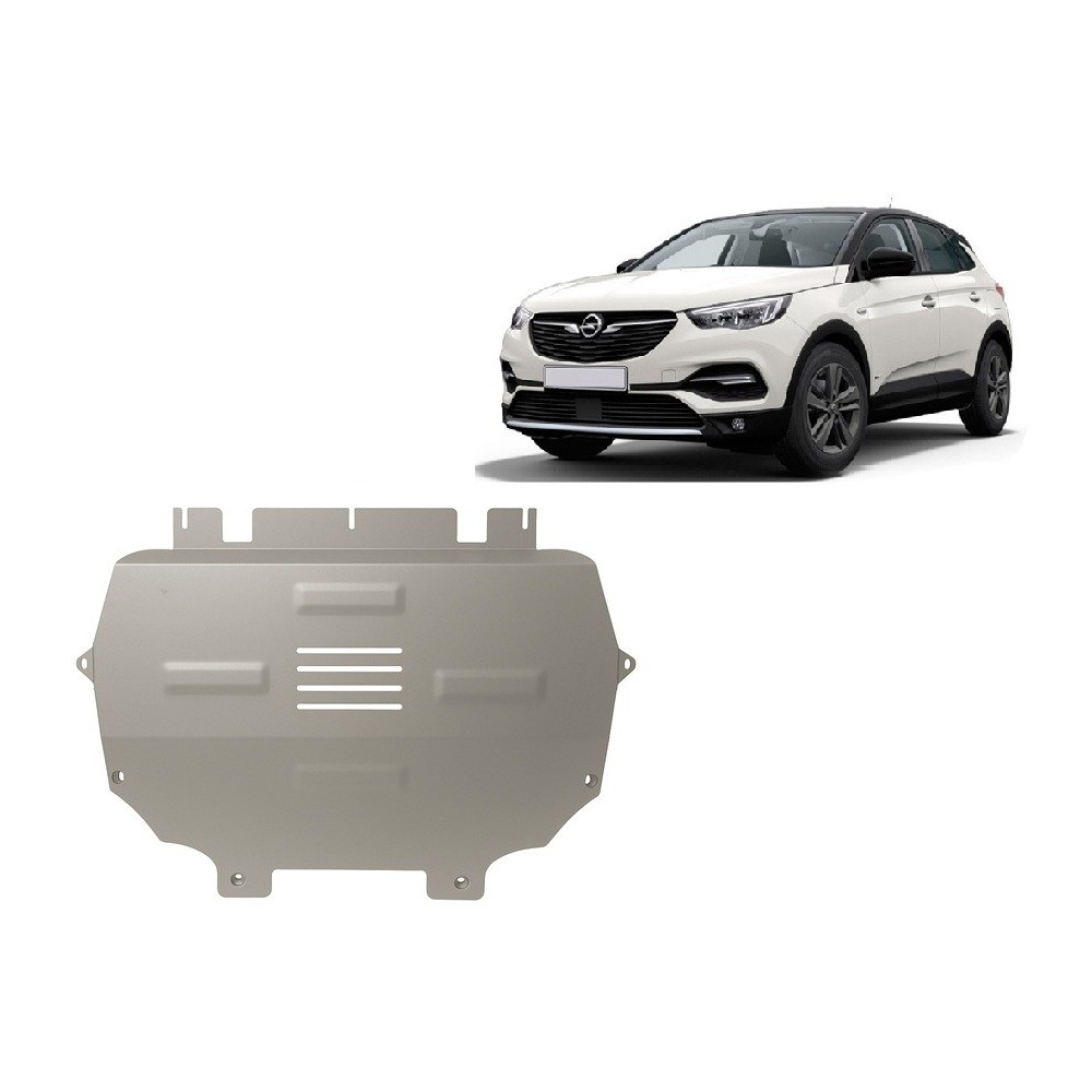 Protection sous moteur et de la boîte de vitesse Opel Grandland X - Aluminium