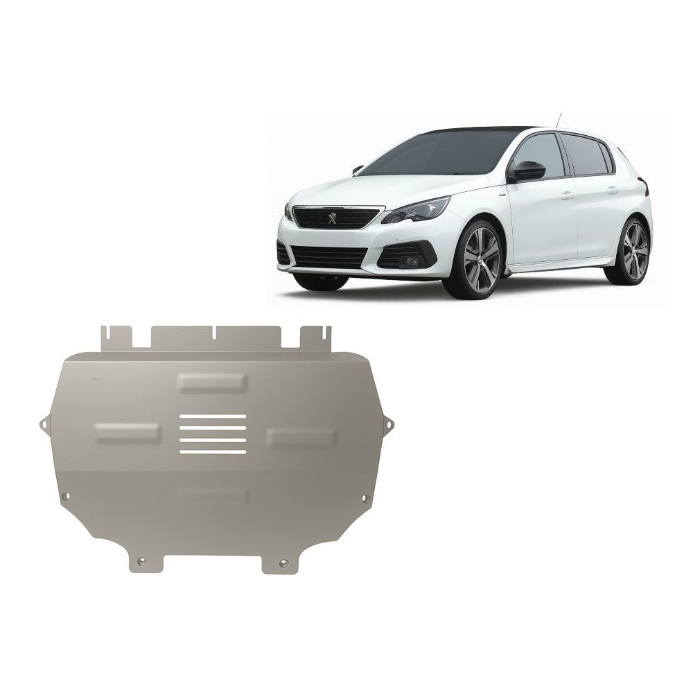 Protection sous moteur et de la boîte de vitesse Peugeot 308 - Aluminium
