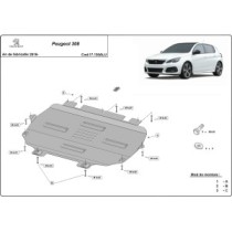 Protection sous moteur et de la boîte de vitesse Peugeot 308 - Aluminium