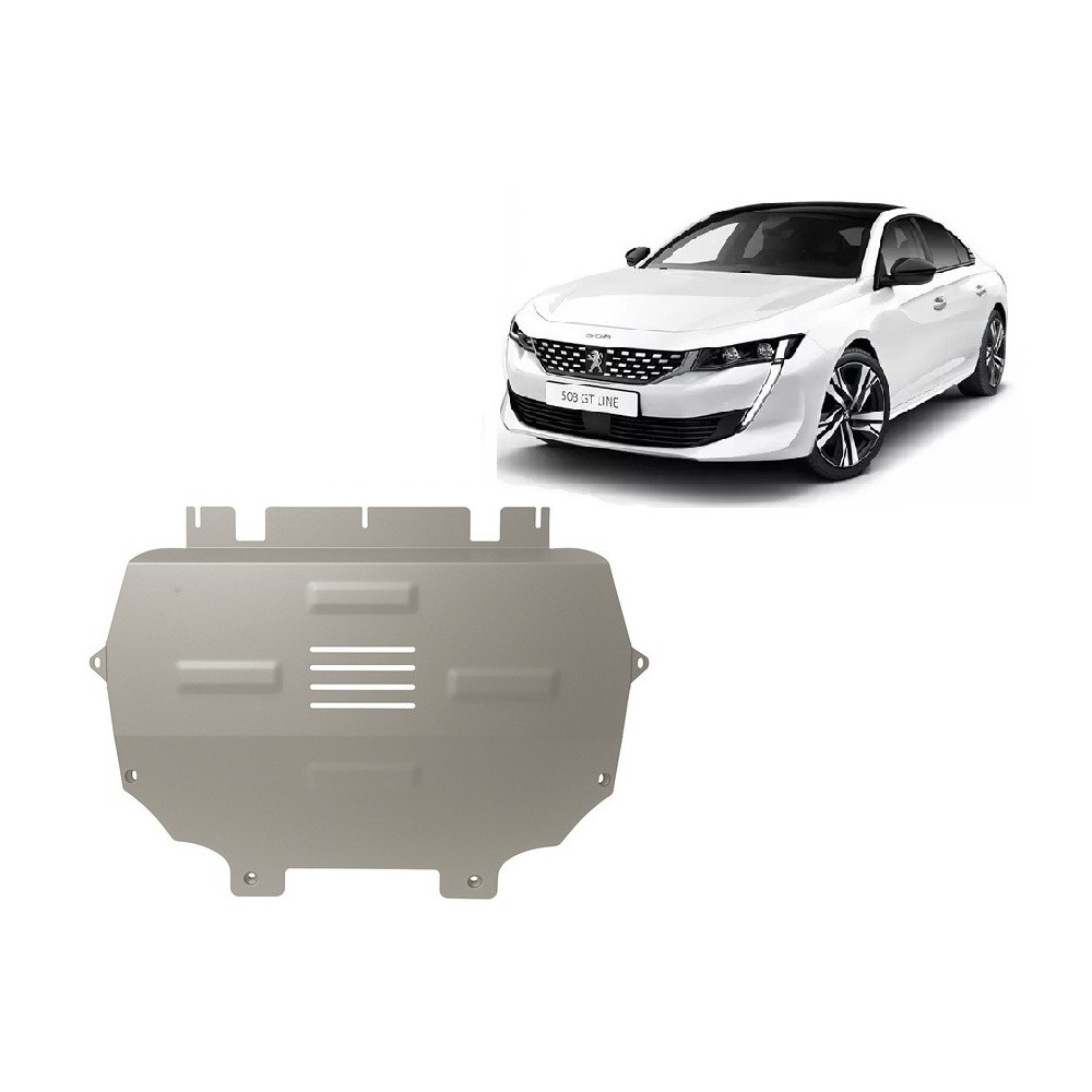 Protection sous moteur et de la boîte de vitesse Peugeot 508 - Aluminium