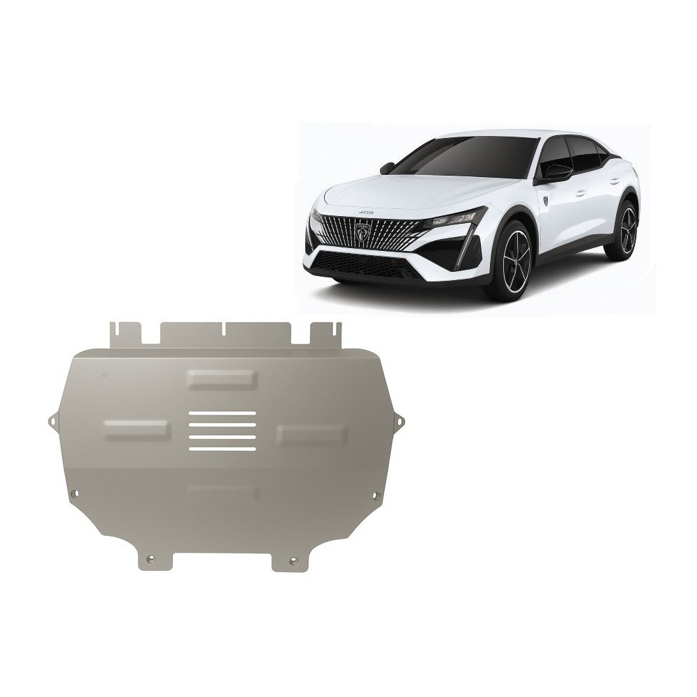 Protection sous moteur et de la boîte de vitesse Peugeot 408 - Aluminium