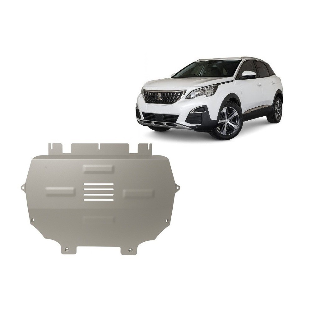 Protection sous moteur et de la boîte de vitesse Peugeot 3008 - Aluminium