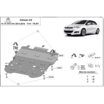 Protection sous moteur Citroen c4