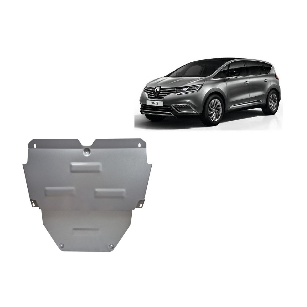 Aluminium protection sous moteur et de la boîte de vitesse Renault Espace