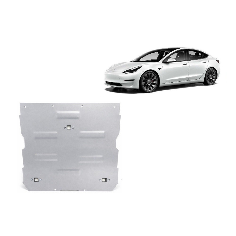 Protection moteur électrique avant en aluminium – Tesla Model 3 AWD