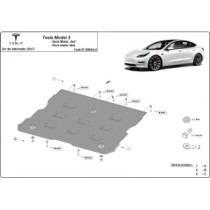 Protection moteur électrique avant en aluminium – Tesla Model 3 AWD