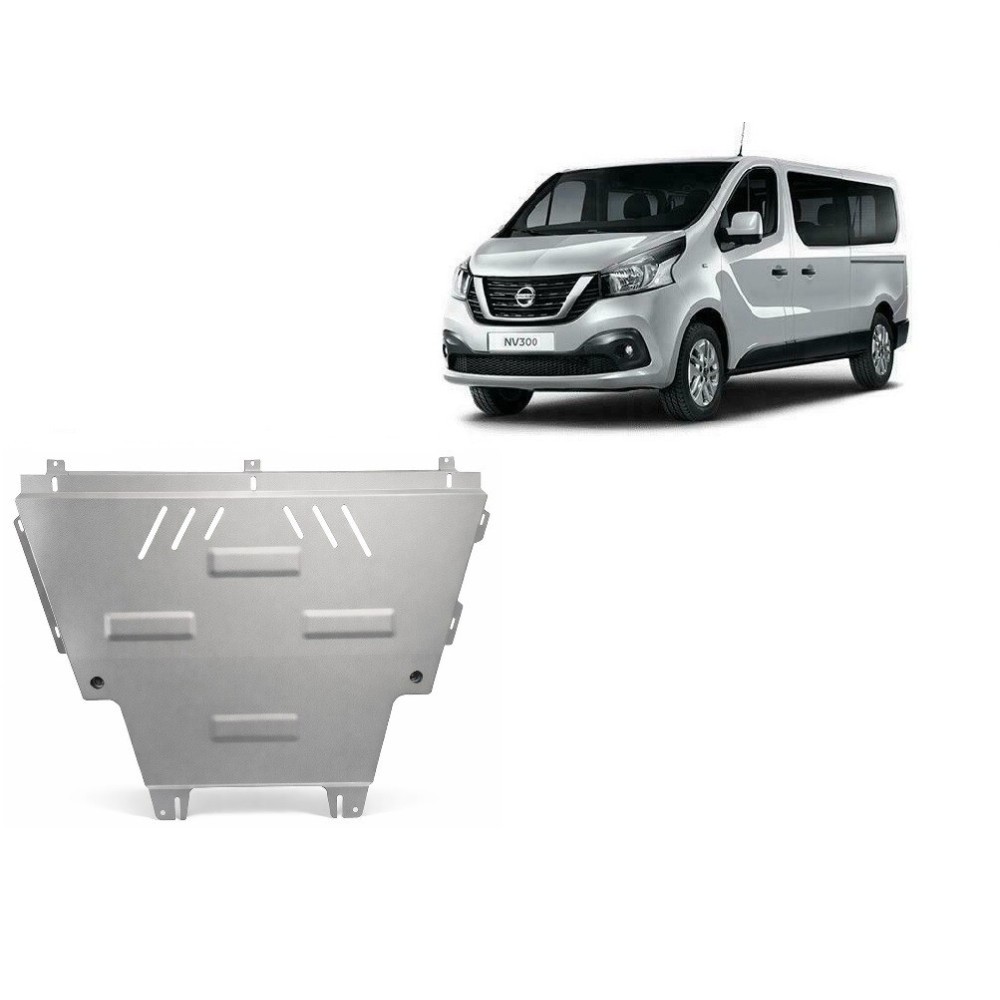 Protection sous moteur et de la boîte de vitesse Nissan NV300 - Aluminium
