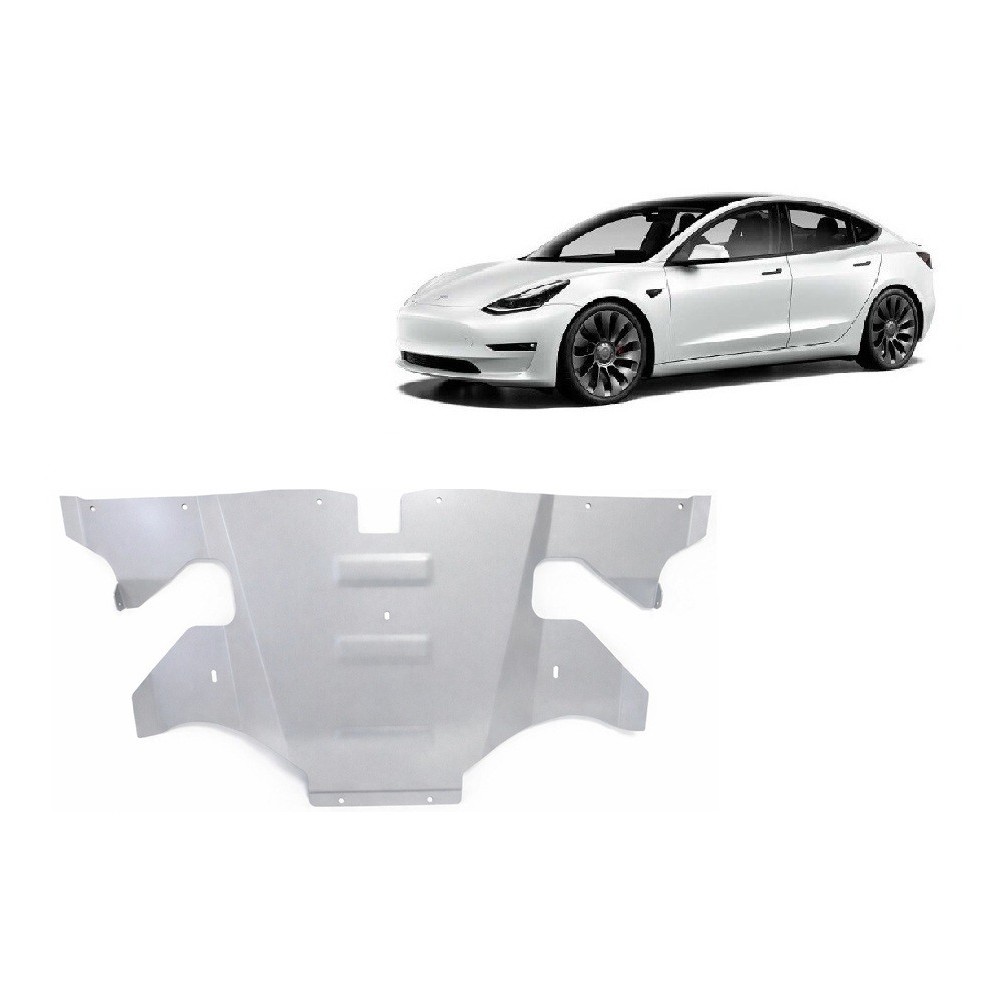 Protection moteur électrique arrière en aluminium – Tesla Model 3 AWD/RWD