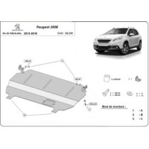 Protection sous moteur et de la boîte de vitesse Peugeot 2008