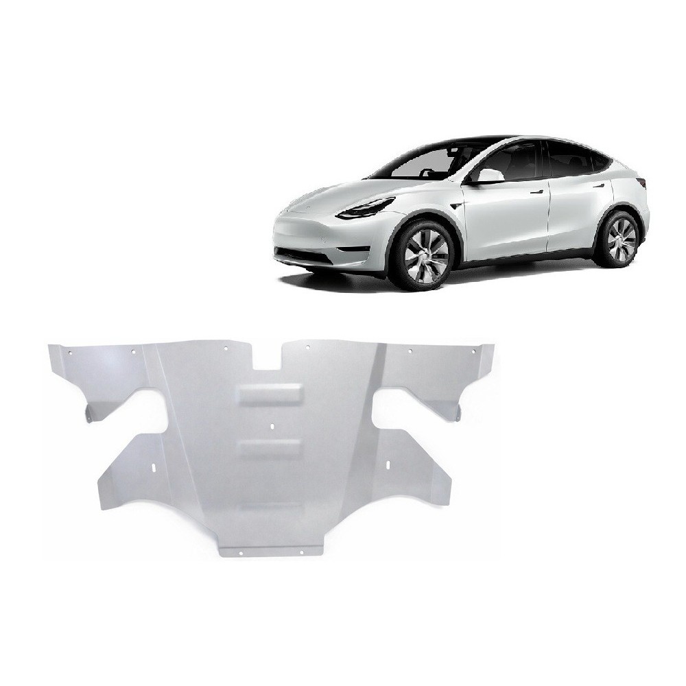 Protection moteur électrique arrière en aluminium – Tesla Model Y