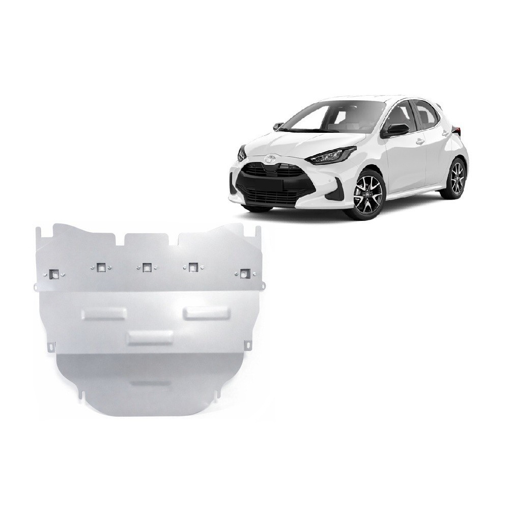 Protection sous moteur et de la boîte de vitesse Toyota Yaris - Aluminium