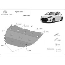 Protection sous moteur et de la boîte de vitesse Toyota Yaris - Aluminium