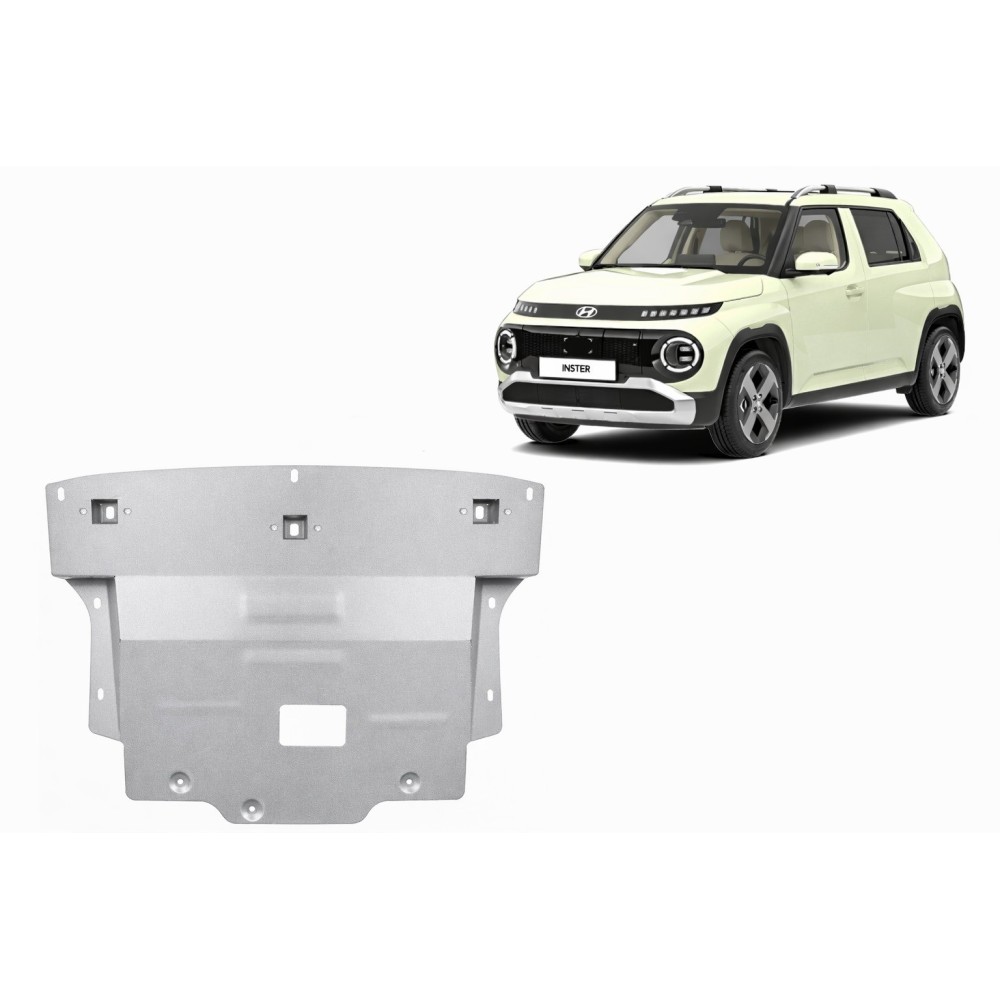 Protection Sous Moteur Hyundai Inster - Aluminium