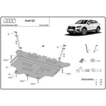 Protection sous moteur et de la boîte de vitesse Audi Q2