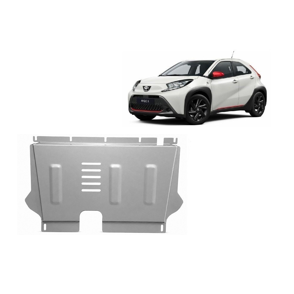 Protection sous moteur et de la boîte de vitesse Toyota Aygo X - Aluminium