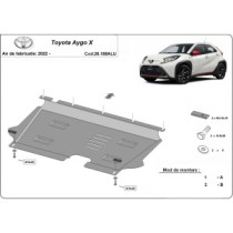 Protection sous moteur et de la boîte de vitesse Toyota Aygo X - Aluminium