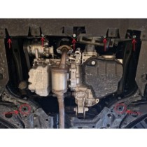 Protection sous moteur et de la boîte de vitesse Toyota Aygo X - Aluminium