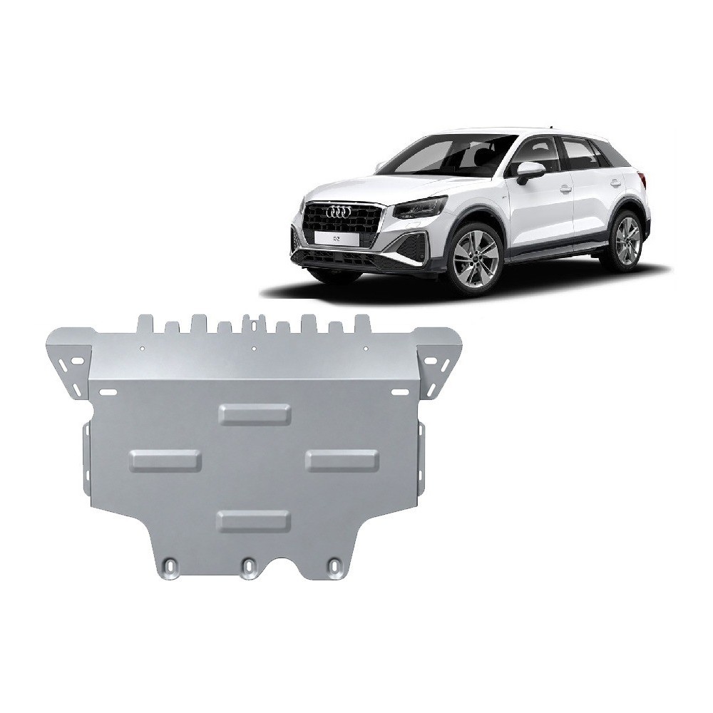Aluminium protection sous moteur et de la boîte de vitesse Audi Q2